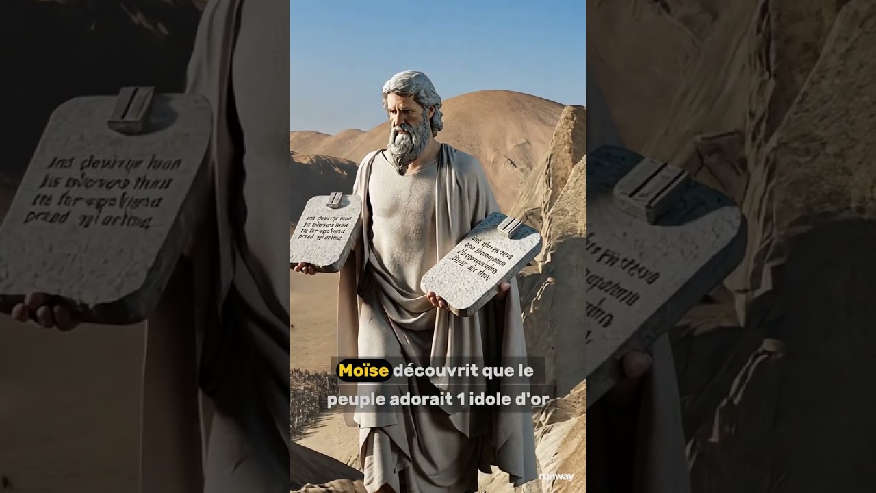 Les dix commandements : Le Jour o&ugrave; Dieu Parla &agrave; Mo&iuml;se ! 🔥📜 #Mo&iuml;se #DixCommandements #Bible #Histoire
