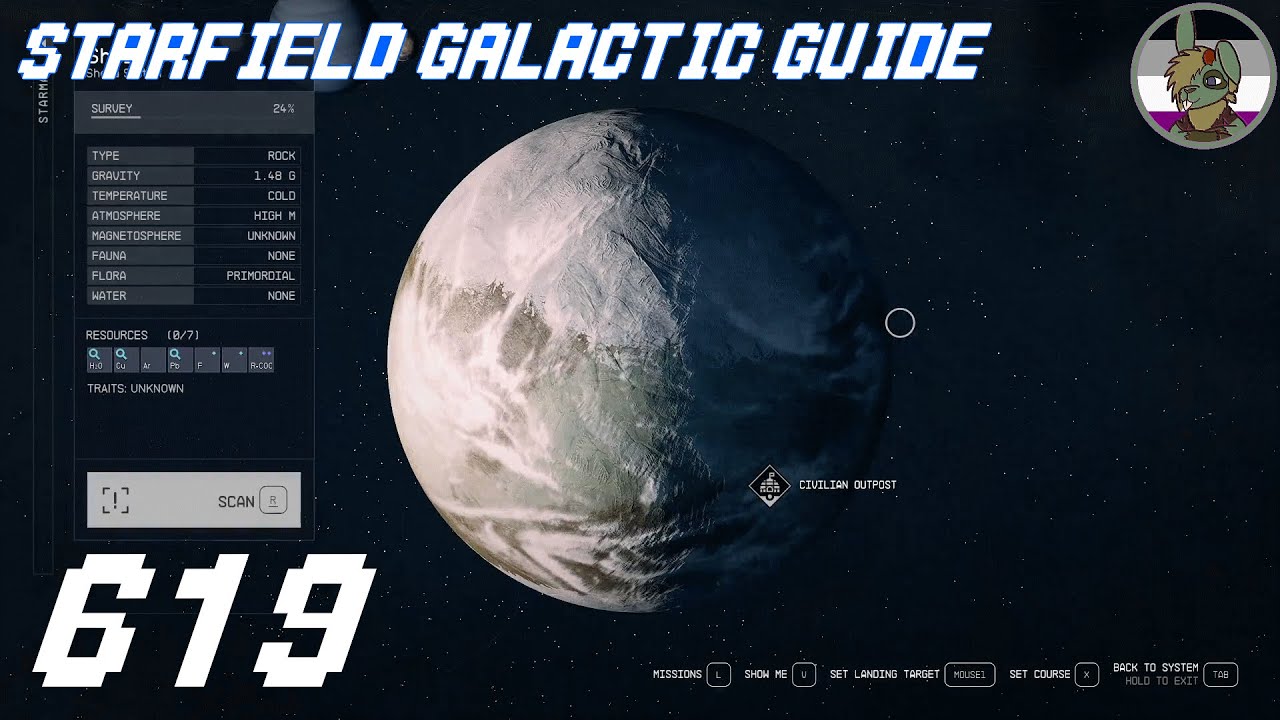 Starfield Galactic Guide 619: Shoza V