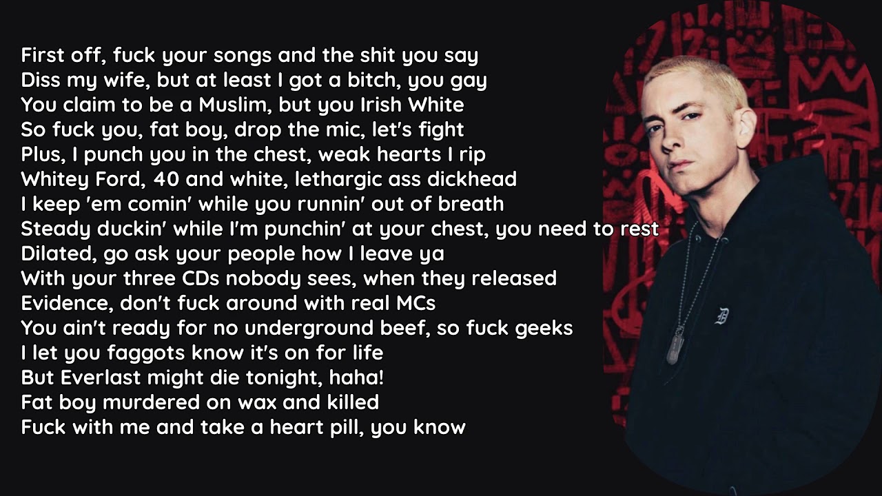 Eminem - Quitter (Everlast Diss) [Lyrics] [HQ]