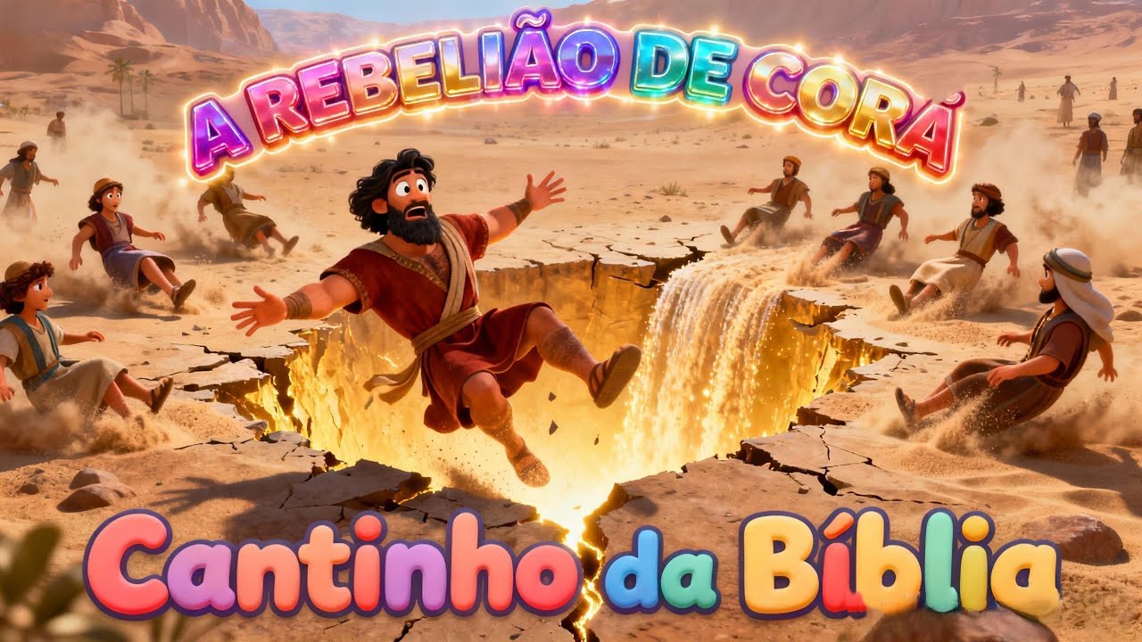 🎵Corá Contra Moisés: Deus Mostra Quem Ele Escolheu | Cantinho da Bíblia