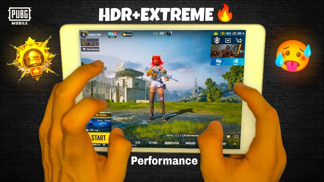 iPad Mini 5💥HDR+Extreme Performance Tes 2025😱/ Best Handcam Livik Gameplay/ Pubg mobile