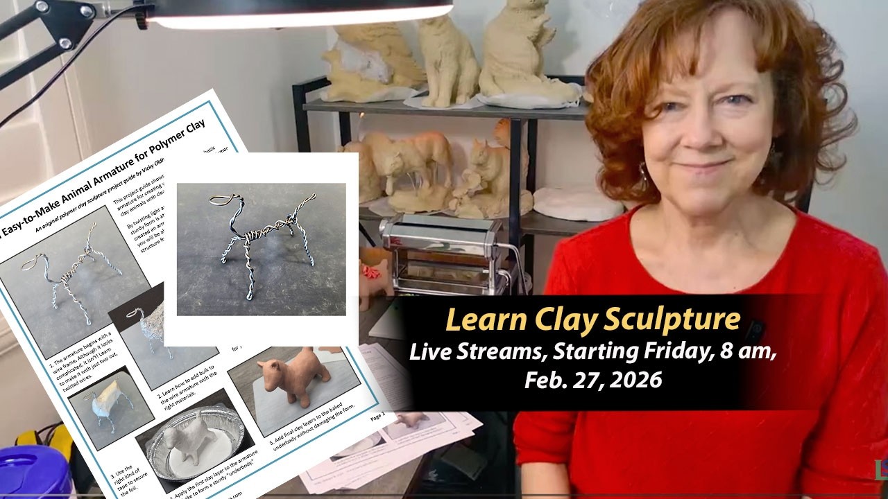 I'm Back! Learn Clay Sculpture Returns with New Live Streams in 2026!