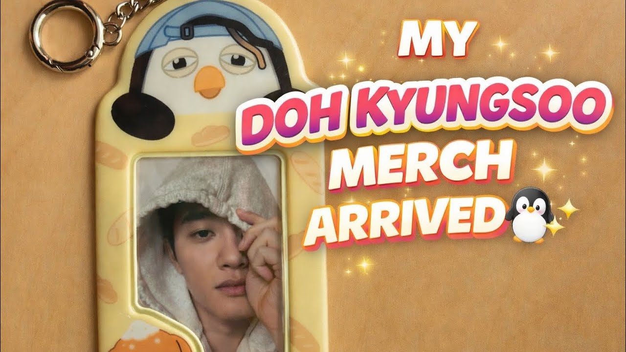 🐧✨ D.O. Kyungsoo Fan Merch Finally Arrived & It's EVERYTHING! 😍😭 #japan #korean #exo #japanese 