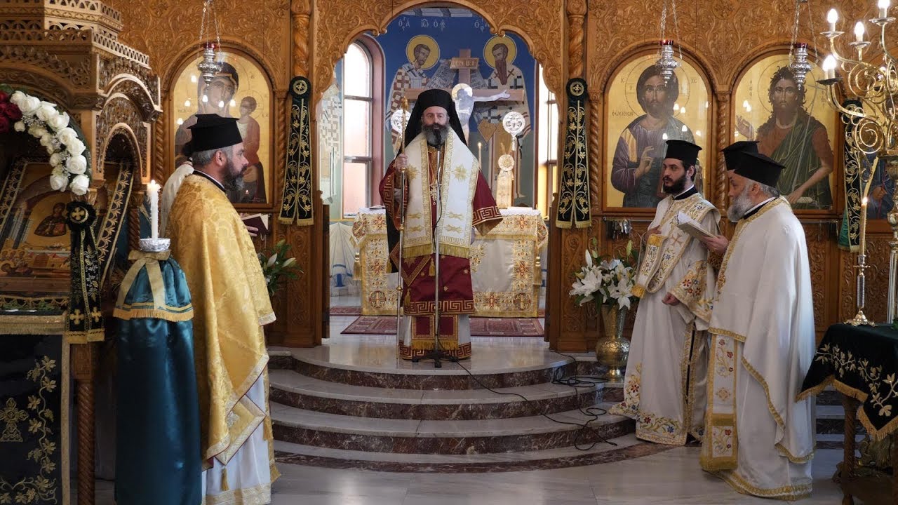 His Eminence Archbishop Makarios of Australia presided the Divine Liturgy at St Euphemia, Bankstown