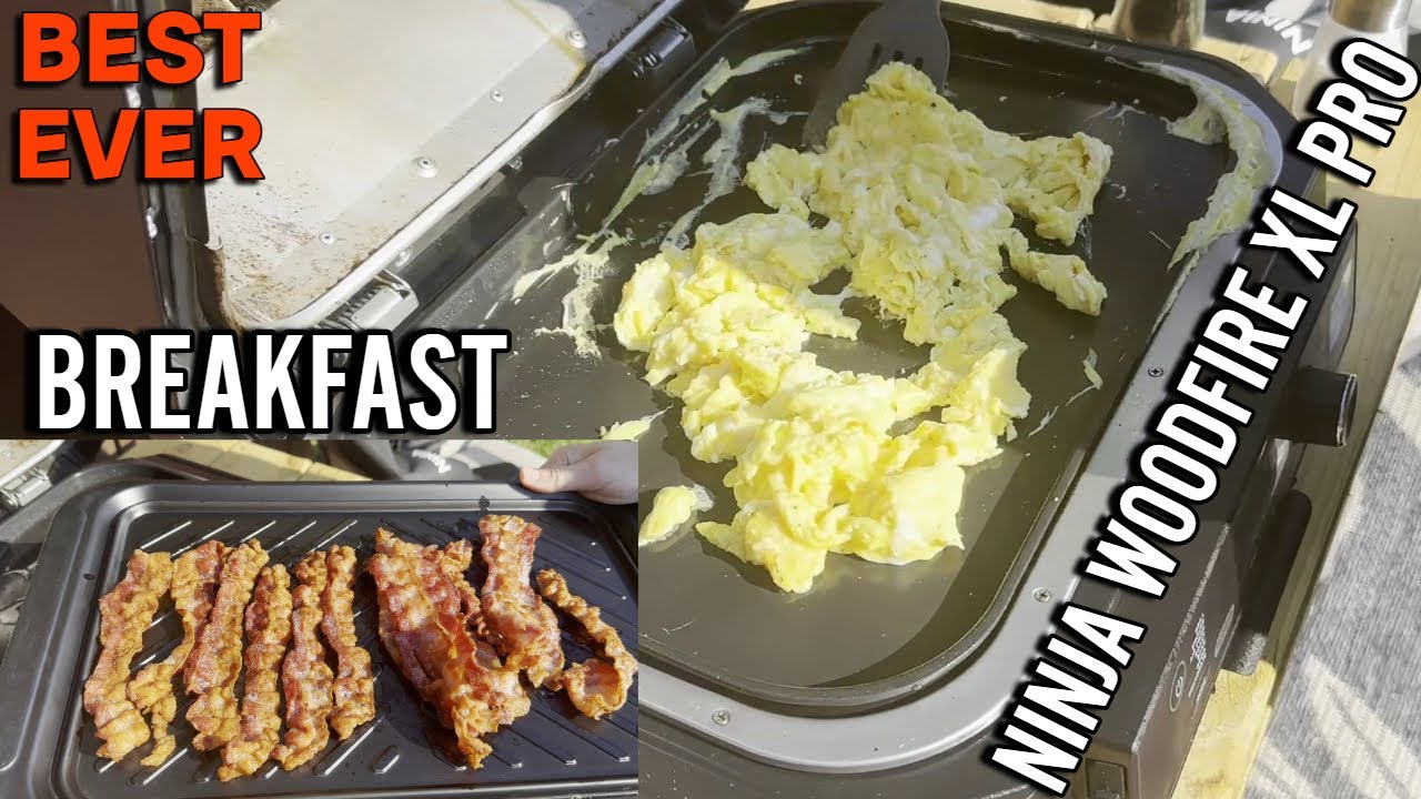 Breakfast on the NINJA WOODFIRE XL PRO Grill Griddle