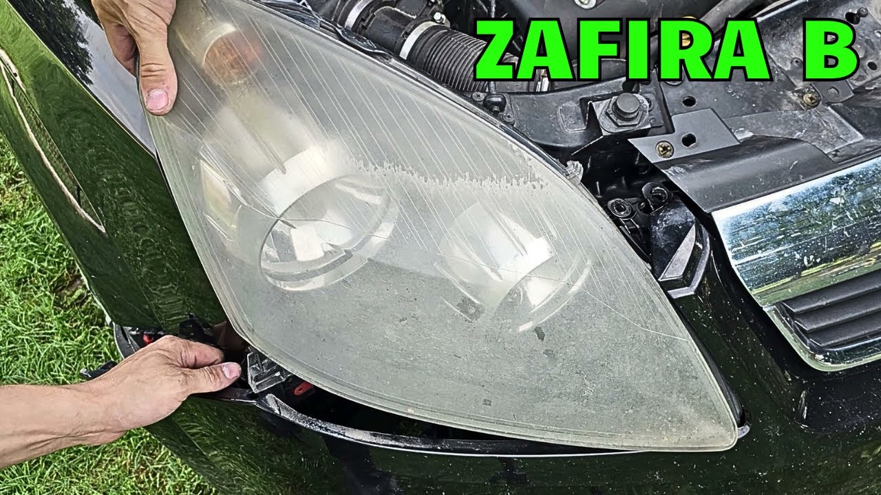 Снятие фары Zafira B - Замена фары