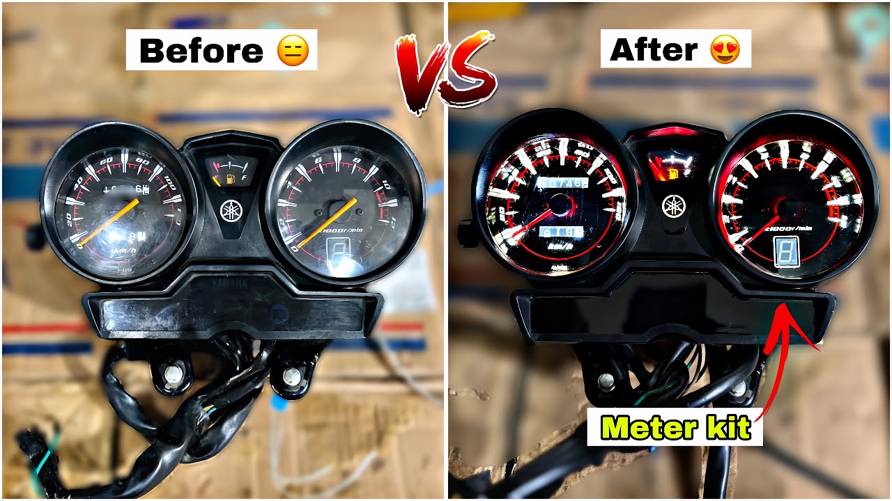 Meter kit installation complete tutorial ✅ / How to install meter kit / New modifications parts 😍