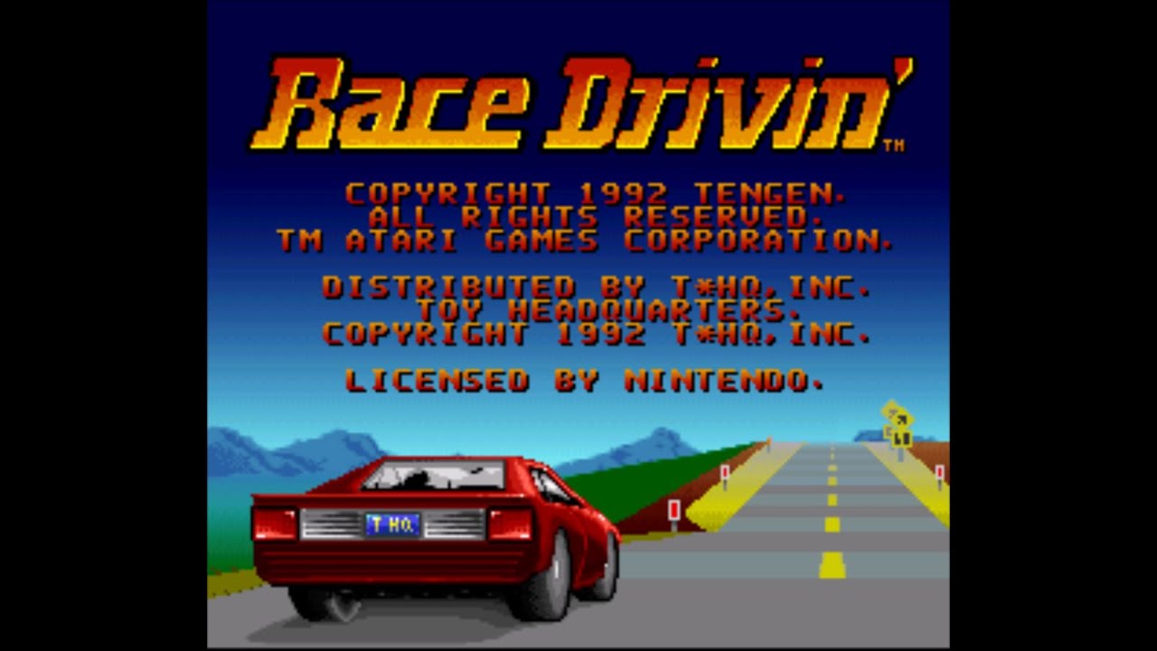 Race Drivin' Review for the SNES by John Gage
