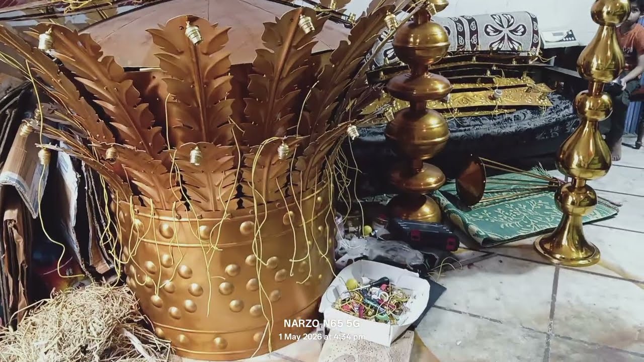 Ajmer Sharif pital Kalash work handicraft design brass design