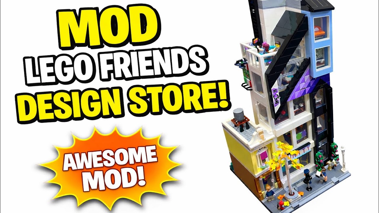LEGO MOD | This Lego Friends Set Became a Modular Building for my City