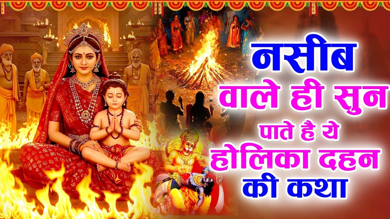 होलिका दहन कथा | Holika Dahan | D Brook | होलिका दहन की चमत्कारी कथा सुनने से मनोकामना पूर्ण होती है