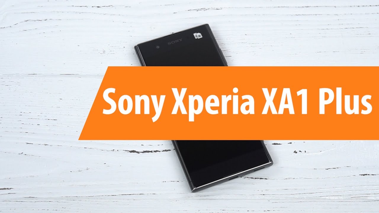 Распаковка Sony Xperia XA1 Plus / Unboxing Sony Xperia XA1 Plus