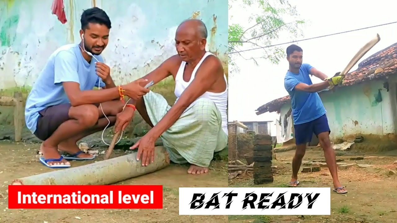Cricket bat making at home | Using only one Materials | International level bat making !!