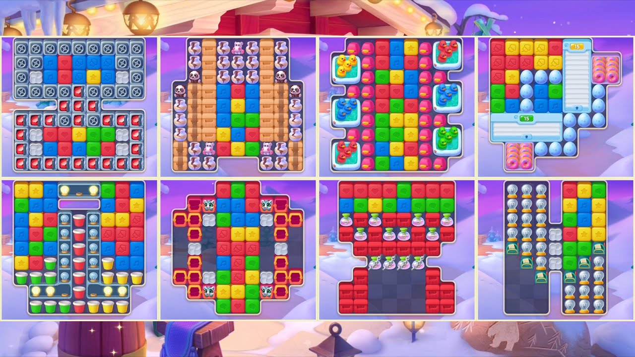 TOWNSHIP - Match-2 Levels To Beat (Mountain Chalet Renovation)