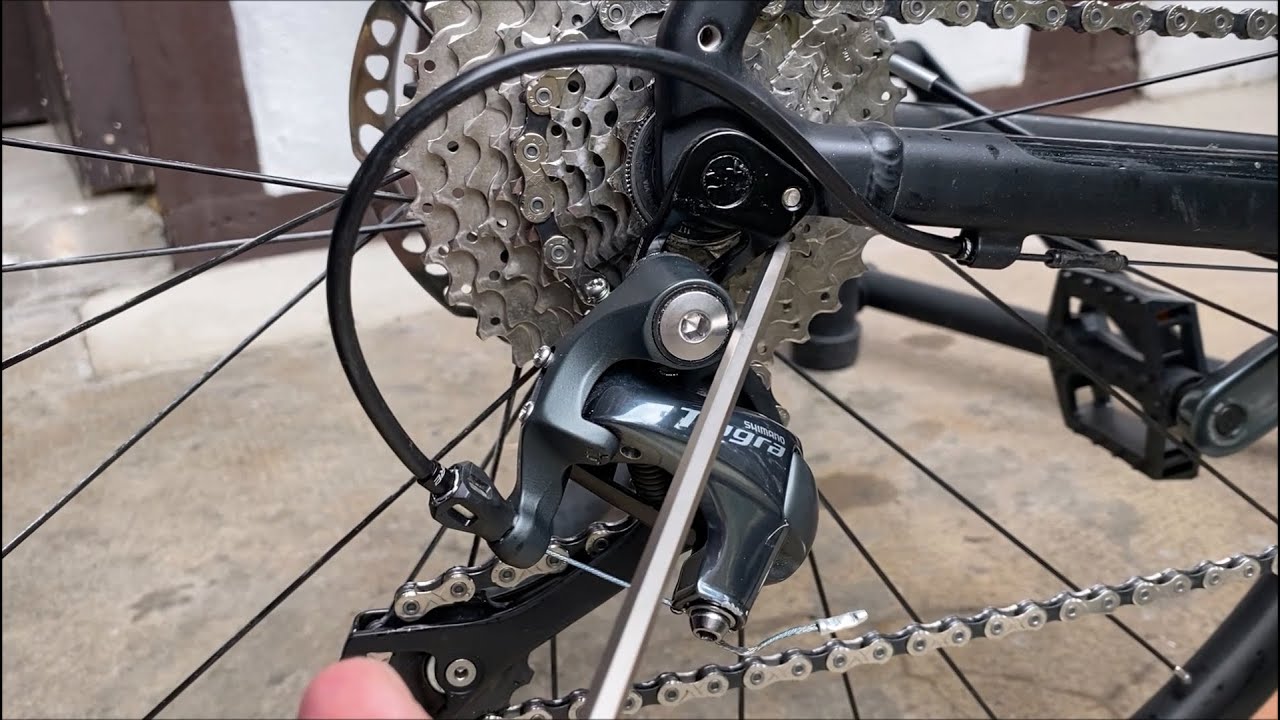 Fahrrad verbogenes Schaltauge richten - ohne Spezialwerkzeug