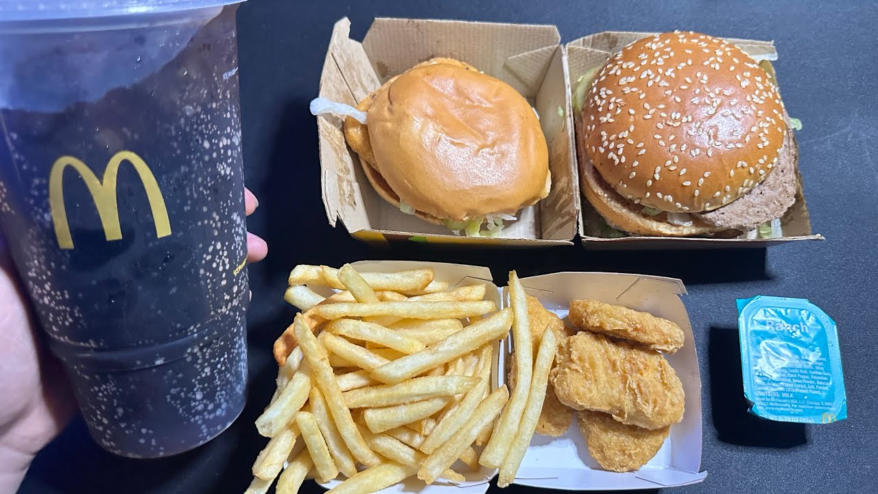 McDonald's 5$ Meal Deal and Big Mac ASMR Mukbang Whispered Ramble