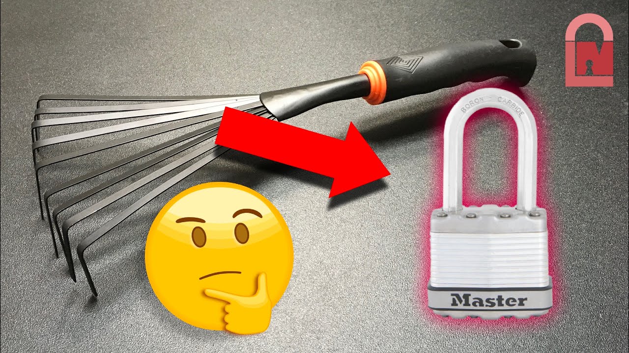 Lock Pick Rake from an Actual Garden Rake?