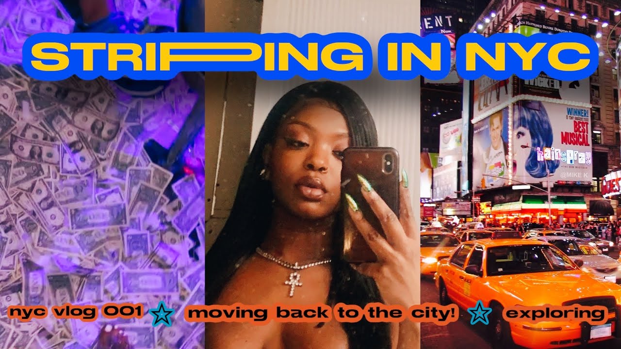 a chaotic nyc stripper vlog: moving back to new york, come to work with me + manhattan shopping