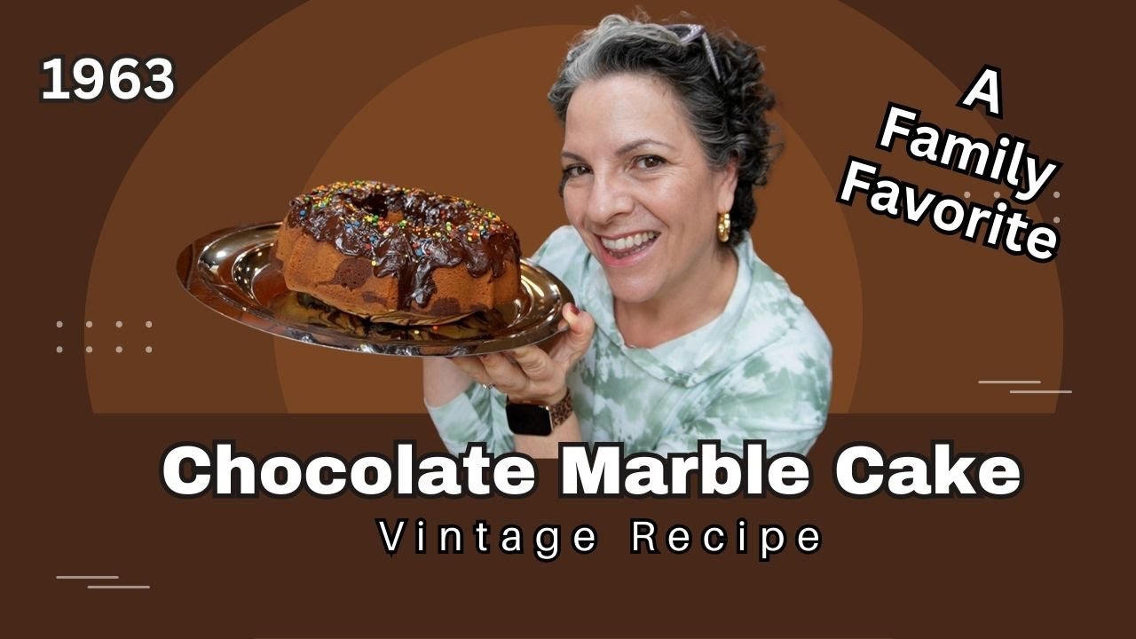 Chocolate Marble Cake || A family Favorite || Vintage 1963 Recipe