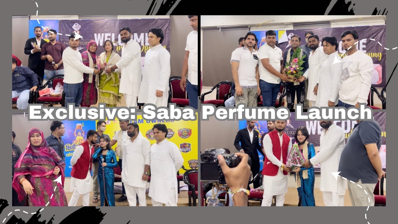 Congratulations Saba appa for your Saba luxury perfume launch 🎉💖