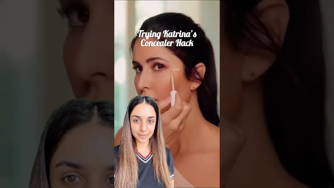 Trying Katrina&rsquo;s Concealer Hack | #shorts | SUGAR Cosmetics