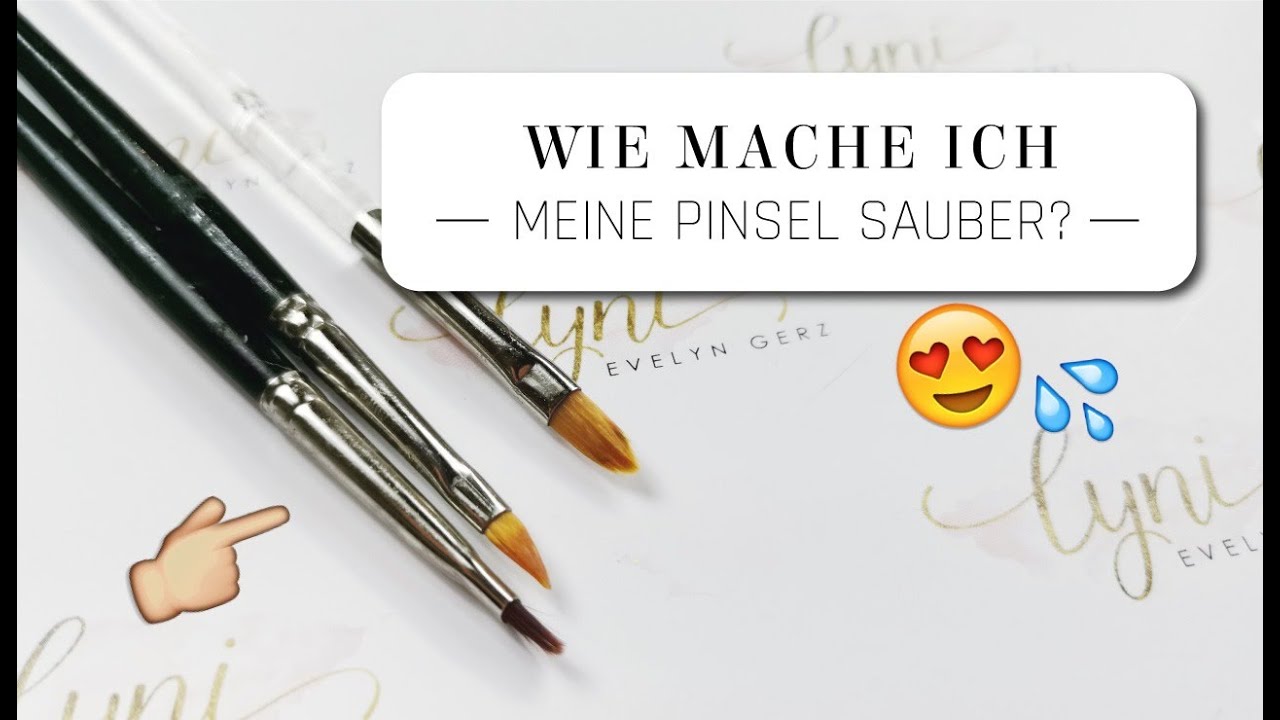So werden deine eingetrockneten Pinsel wie NEU