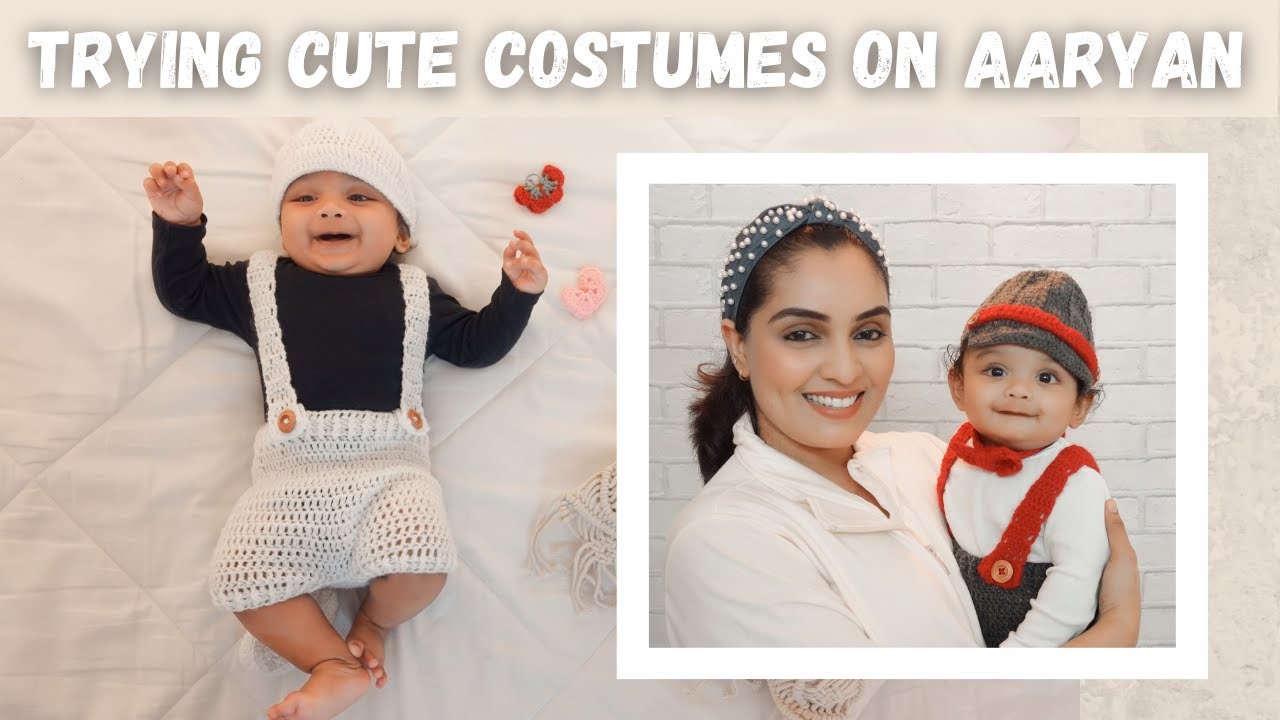 Trying Cute Baby Costumes On Aaryan | Nimmy Arungopan | Arun Gopan | Baby Aaryan