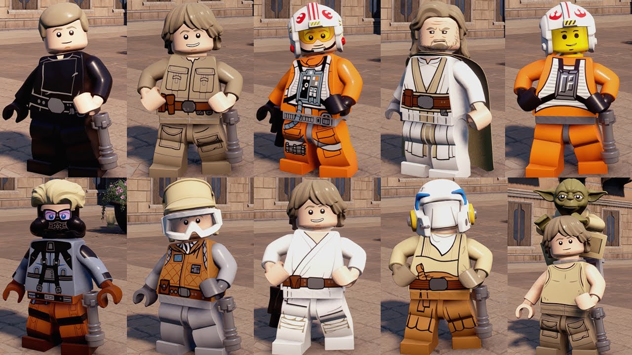 Все персонажи Люка Скайуокера в LEGO Star Wars The Skywalker Saga (обновление 2023 г.)