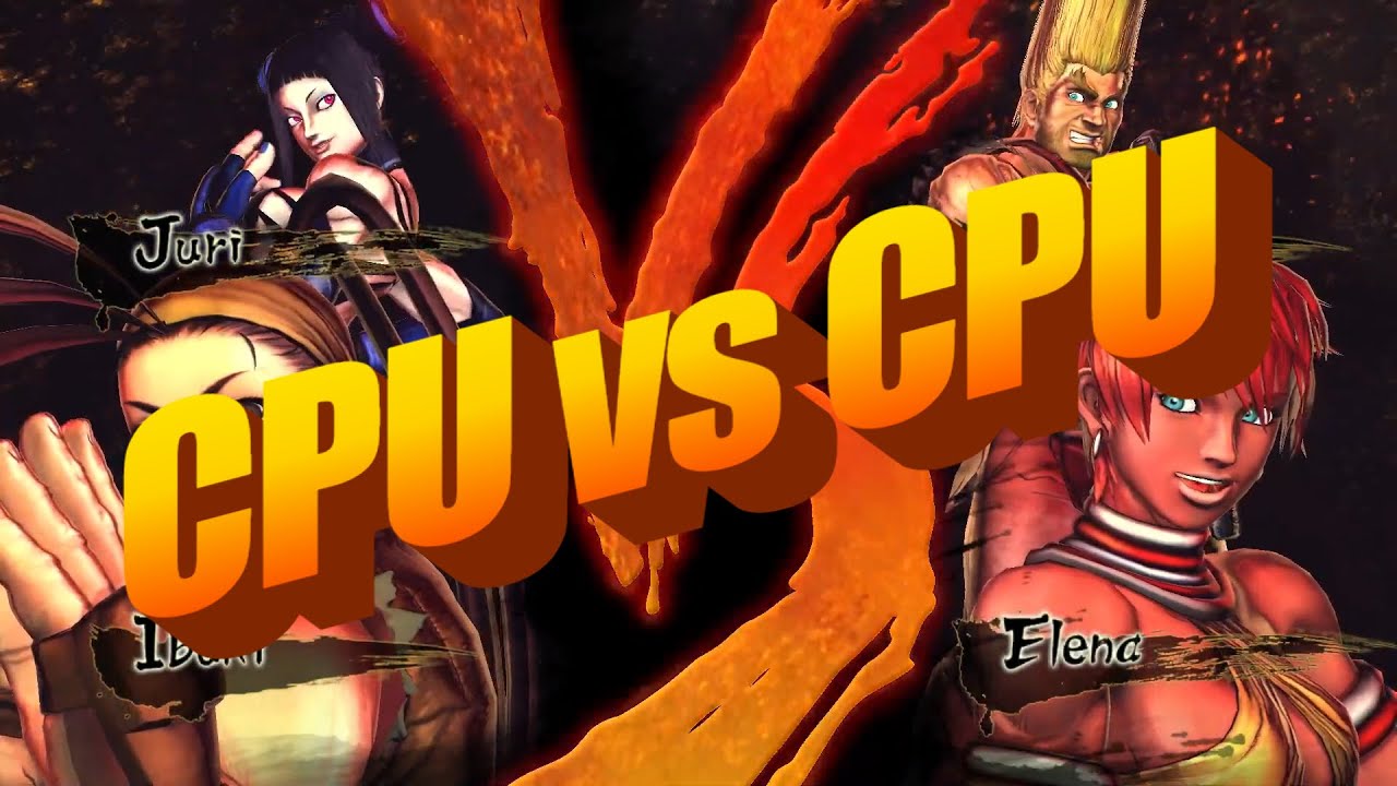 7 Hours of Street Fighter X Tekken - CPU vs CPU Scramble Battle 2v2