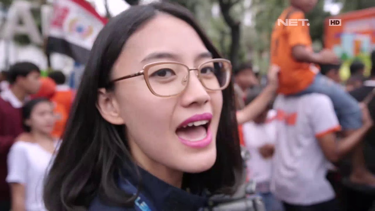 Keseruan Dea Githa dalam Perayaan Juara Persija Jakarta