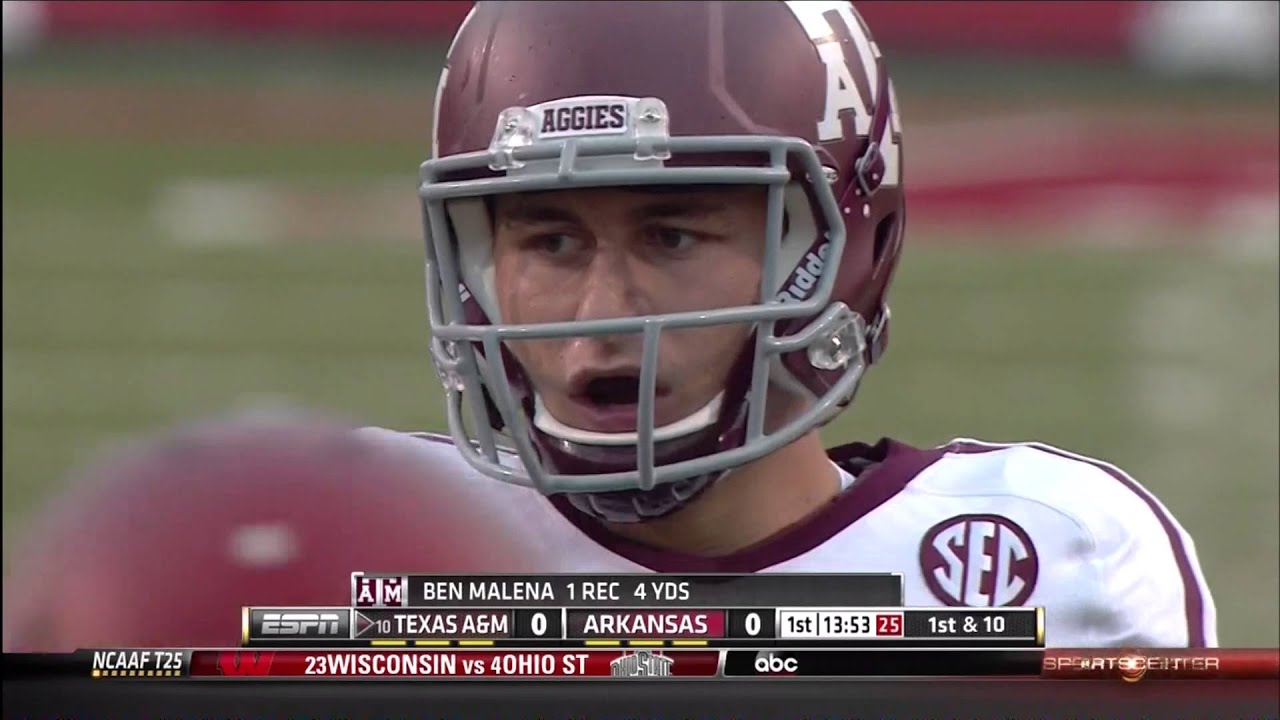 Texas A&M vs Arkansas - September 28, 2013 - Fayetteville, AR