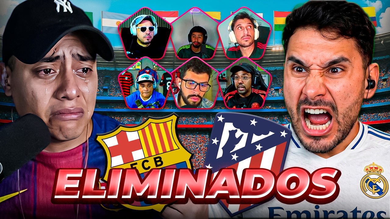 MOSQUETERMOS HUMILLAN A HINCHA DEL BARCELONA POR ELIMINACION FRENTE AL ATLETICO DE MADRID