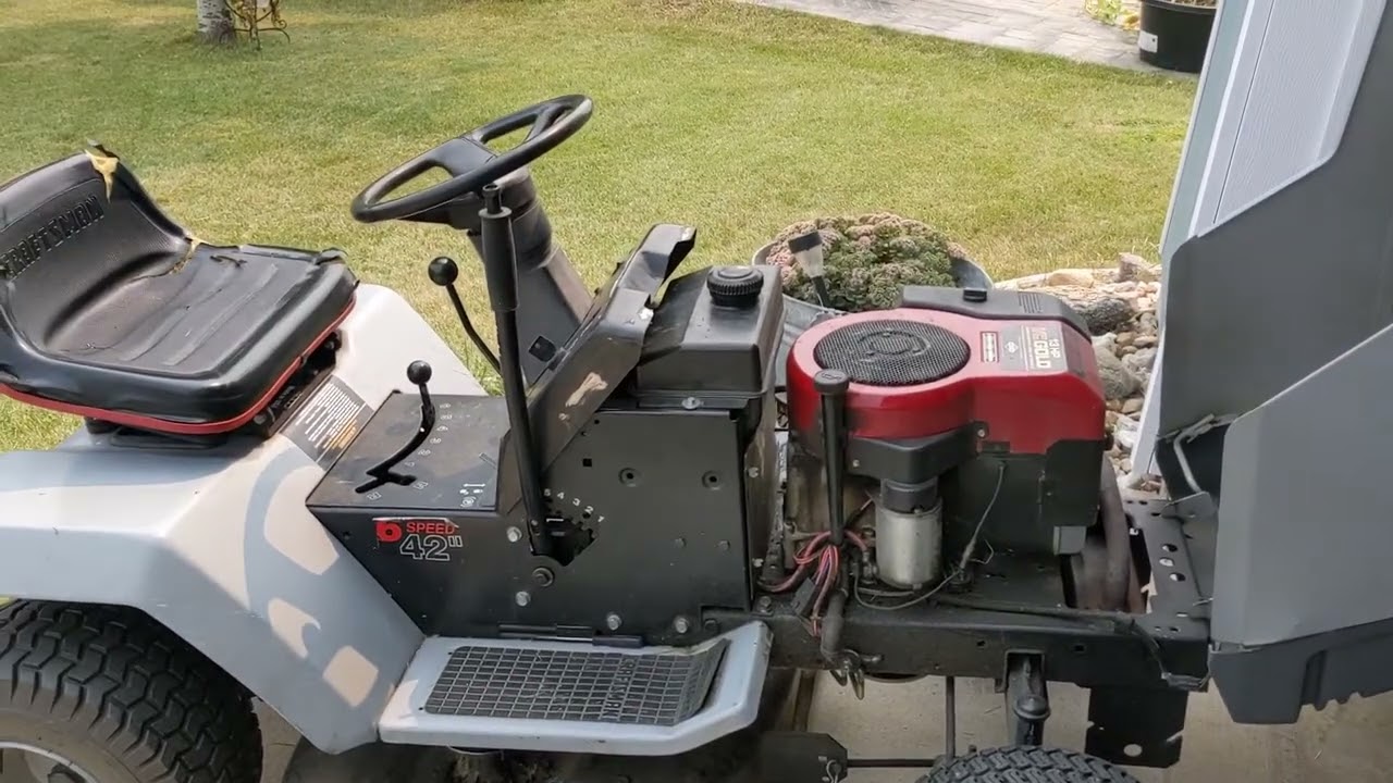 Craftsman riding mower sloppy steering fixed, best $8 ever spent.