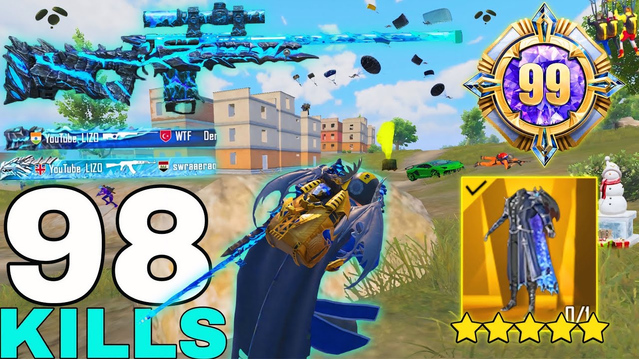 98 KILLS!!🥶 IN 2 MATCHES NEW WORLD RECORD in NEW SEASON😍SAMSUNG,A7,A8,J5,J6,J7,J2,J3,XS,A3,A4,A5,A6