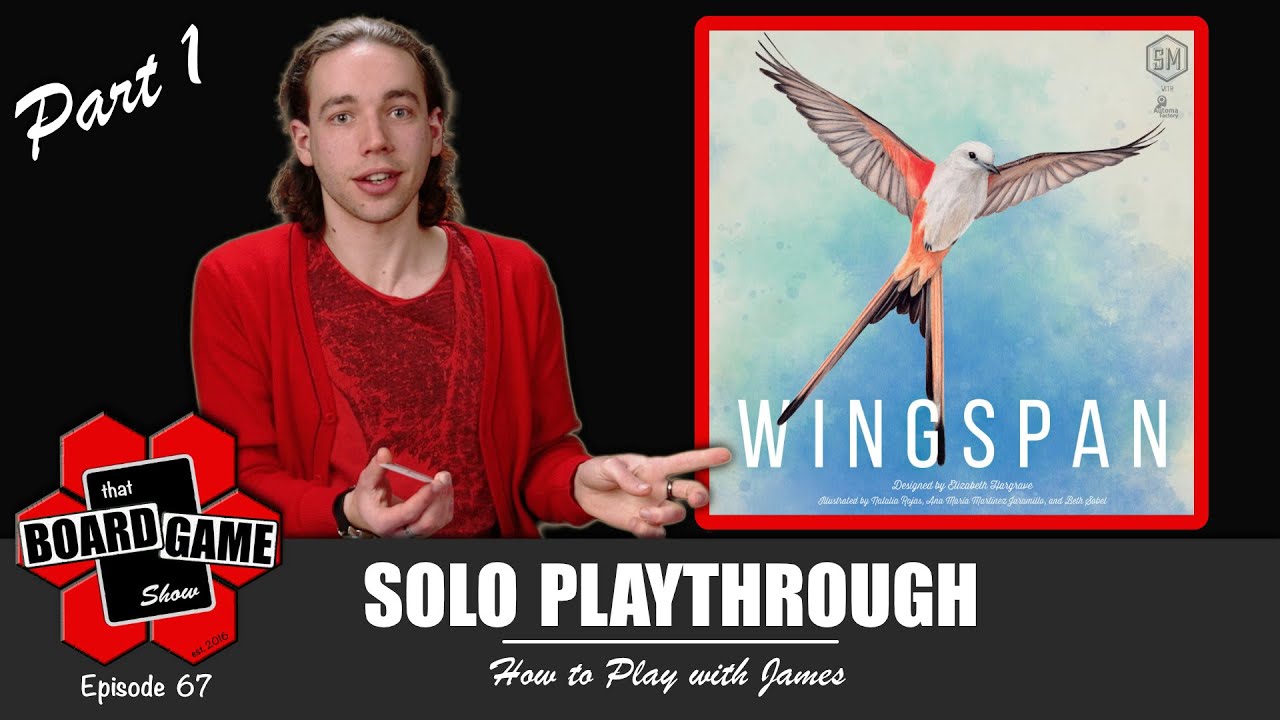 Wingspan | Solo Playthrough | How to Play | Part 1