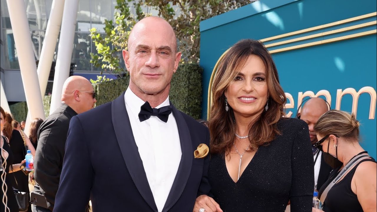 Mariska Hargitay and Chris Meloni at the Emmy Awards