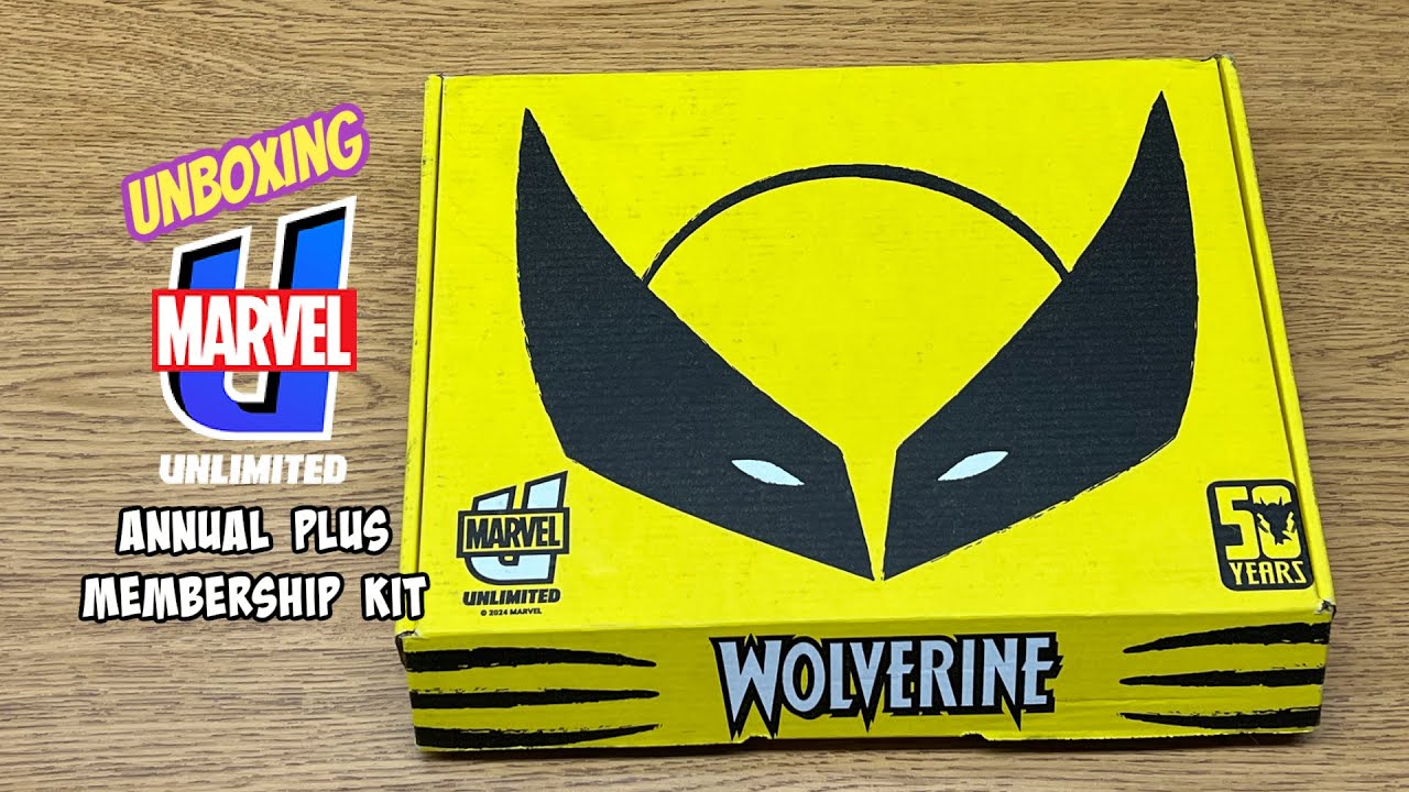 Unboxing: Marvel Unlimited Annual Plus Membership Kit 2024