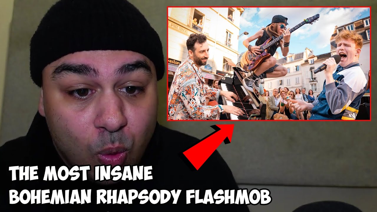 The most INSANE Bohemian Rhapsody Flashmob you will ever see!! (Julien Cohen) REACTION