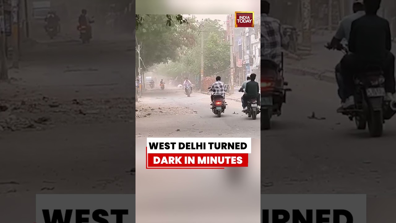 WATCH | Sudden Dust Storm Disrupts Normal Life in Delhi #duststorm #weather #delhi