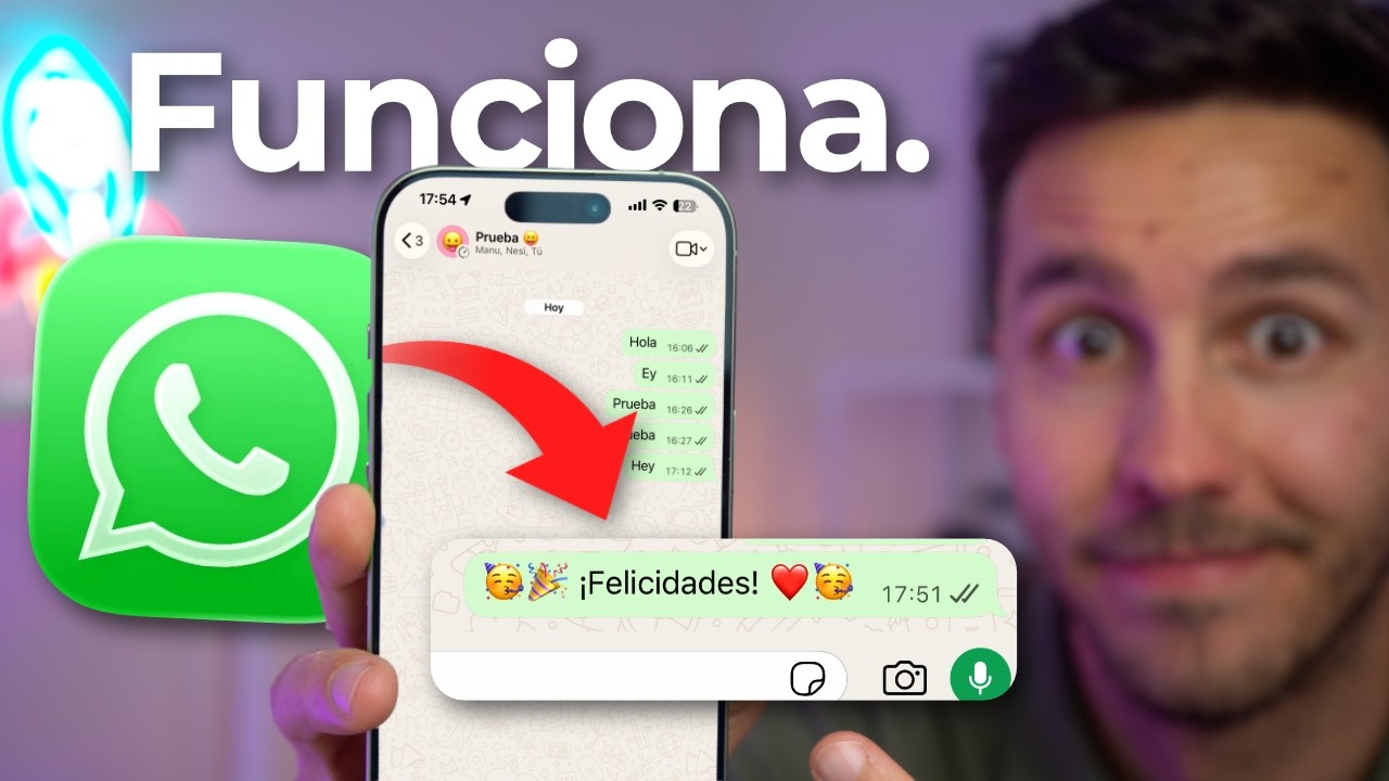 PROGRAMAR MENSAJES en WhatsApp en iPhone (2026) ⏳ &iexcl;Esta es la &uacute;nica manera!