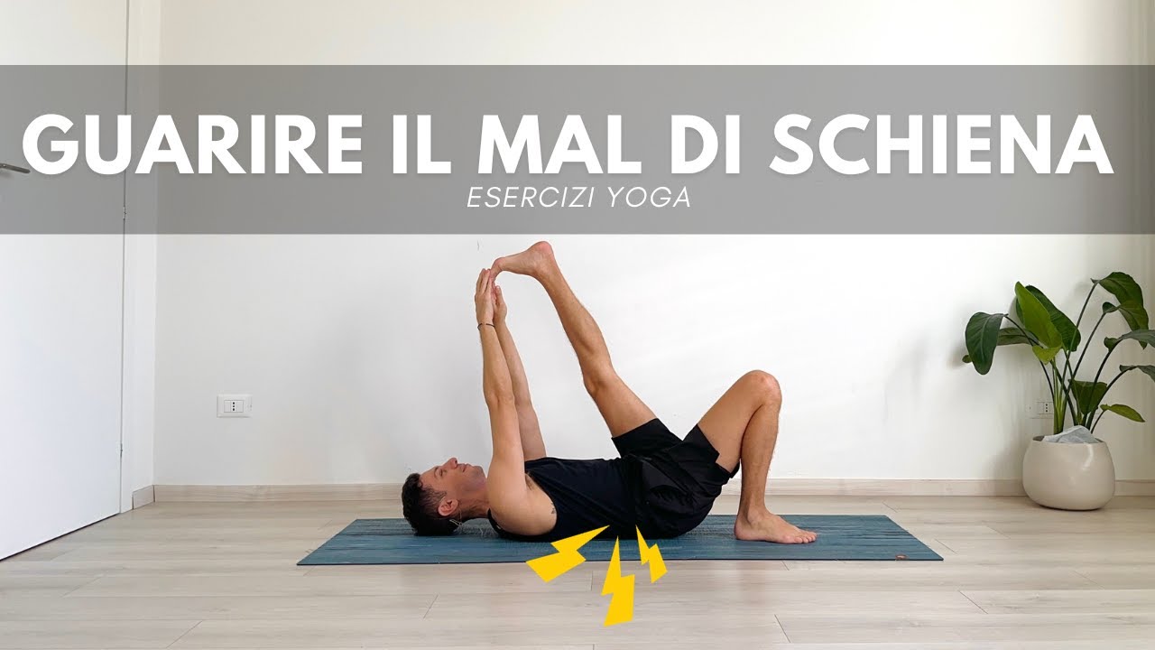 10 MINUTI Esercizi yoga per mal di schiena: Guarire da mal di schiena e sciatalgia