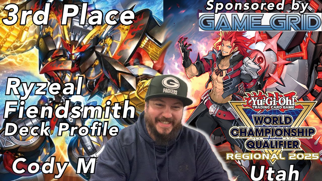 YU-GI-OH! - 3RD PLACE UTAH REGIONAL RYZEAL FIENDSMITH DECK PROFILE CODY M CRBR FORMAT 2024