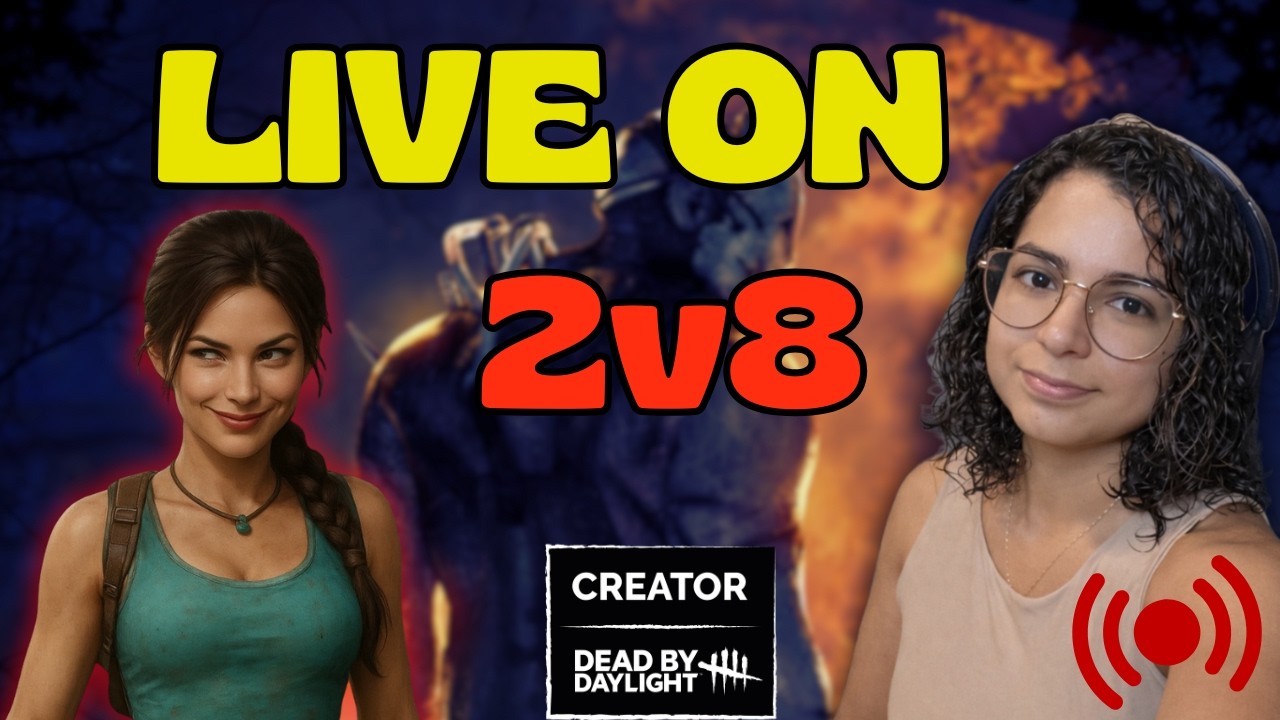 ❤️LIVE no 2v8 SÓ BORA! #dbdcreator