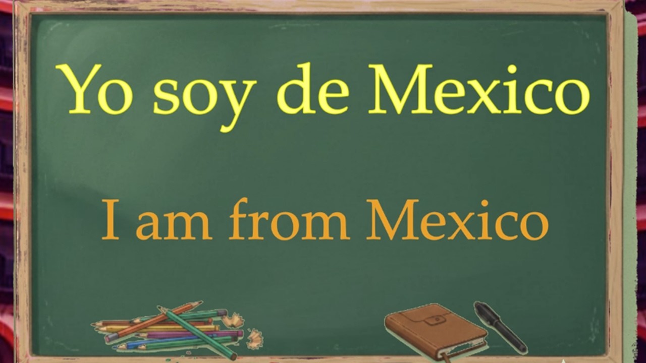 Verb ser - to be - with examples 