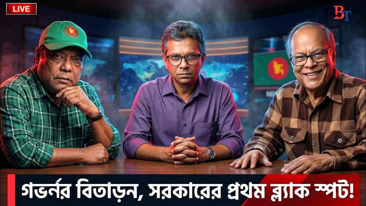 ১০টায়ঃ গভর্নর বিতাড়ন, সরকারের প্রথম ব্ল্যাক স্পট!