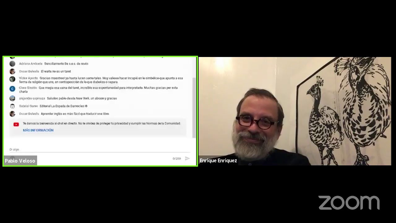 Más Allá de las Palabras - Charla con Enrique Enríquez