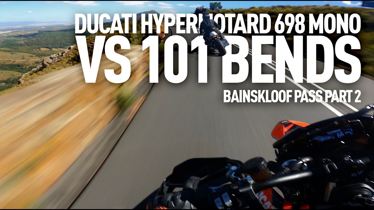 Ducati Hypermotard 698 Mono vs 101 bends Part II