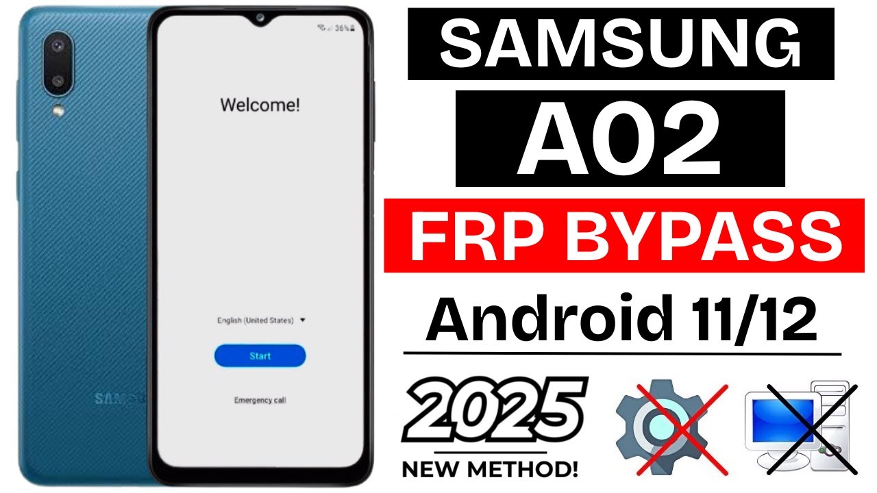 Samsung Galaxy A02 FRP Bypass Android 11/12 Without Pc | Samsung (SM-A022F) Google Account Bypass