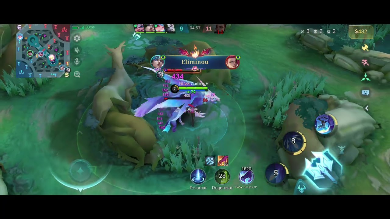 MOBILE LEGENDS COMO JOGAR MAL E GANHAR DE GUSION 