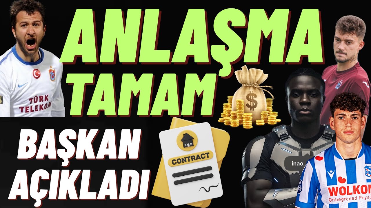 Anlaşma Tamam ! 3. İsim geliyor ! Başkan resmen açıkladı ! #tranbzonspor 
